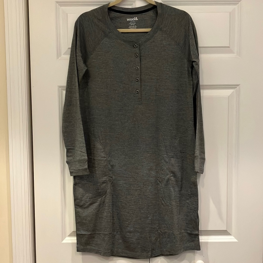 wool& Long Sleeved Dress